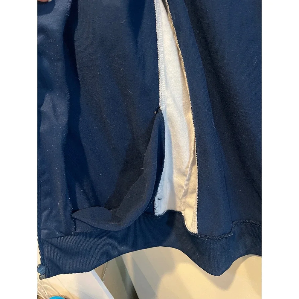 Nike MLB New York Yankees Track Jacket Navy Blue Full Zip Women XL Fitted